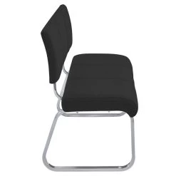 Esszimmerbank VILAS Stoffbezug In Schwarz -Möbel Verkauf 12375 2