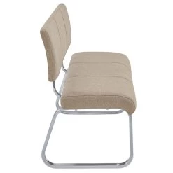 Esszimmerbank VILAS Stoffbezug In Beige -Möbel Verkauf 12376 2