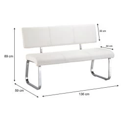 Esszimmerbank Essbank VILAS Weiß -Möbel Verkauf 12382 4