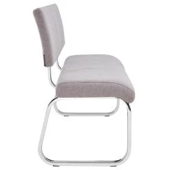 Esszimmerbank VILAS Stoffbezug In Grau -Möbel Verkauf 12383 2