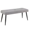 Sitzbank ARUBA Stoffbezug In Grau