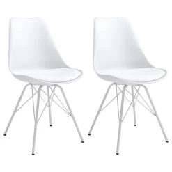 Esszimmerstuhl VALLEY Im 2er Set In Weiß