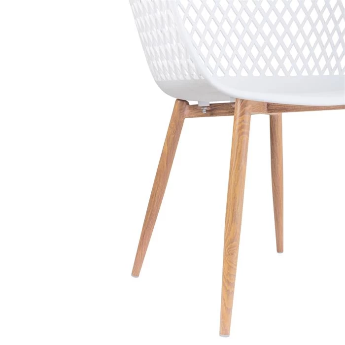 Esszimmerstuhl MADEIRA Im 4er Set In Weiß 6 Esszimmerstuhl MADEIRA Im 4er Set In Weiß – Bild 6