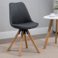 Esszimmerstuhl ISIDRO Im 2er Set In Grau -Möbel Verkauf 12620 2