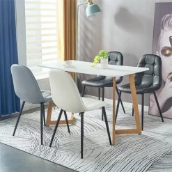 Esszimmerstuhl ALVARO Im 4er Set In Weiß -Möbel Verkauf 12631 4