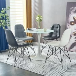 Esszimmerstuhl IMRAN Im 4er Set In Grau -Möbel Verkauf 12633 4