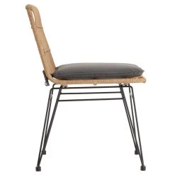 Esszimmerstuhl Gartenstuhl ENJOY Im 2er Set Mit Flechtrattan -Möbel Verkauf 12669 3