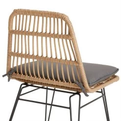 Esszimmerstuhl Gartenstuhl ENJOY Im 2er Set Mit Flechtrattan -Möbel Verkauf 12669 4