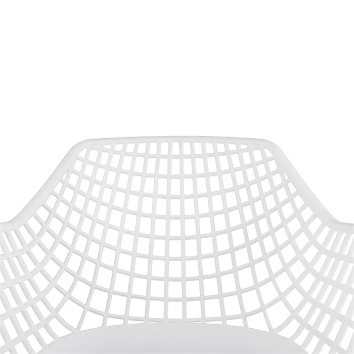 Esszimmerstuhl LUCIA Aus Kunststoff Im 4er Set In Weiß 6 Esszimmerstuhl LUCIA Aus Kunststoff Im 4er Set In Weiß – Bild 6