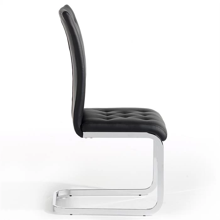 Schwingstuhl CHLOE Im 4er Set In Schwarz 2 Schwingstuhl CHLOE Im 4er Set In Schwarz – Bild 2