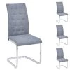 Schwingstuhl CHLOE Im 4er Set In Grau