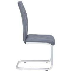 Schwingstuhl CHLOE In Grau 2er Set -Möbel Verkauf 12824 2 N