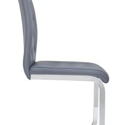 Schwingstuhl CHLOE In Grau 2er Set -Möbel Verkauf 12824 4