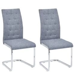 Schwingstuhl CHLOE Im 2er Set In Grau