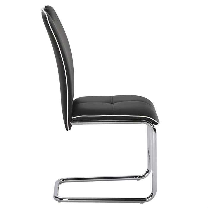 Schwingstuhl ELEONORA Im 4er Set In Schwarz 2 Schwingstuhl ELEONORA Im 4er Set In Schwarz – Bild 2