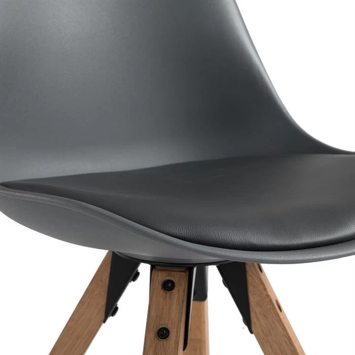 Esszimmerstuhl TYSON Im 4er Set In Grau 6 Esszimmerstuhl TYSON Im 4er Set In Grau – Bild 6