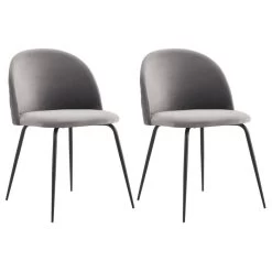 Esszimmerstuhl LOGAN Im 2er Set In Grau