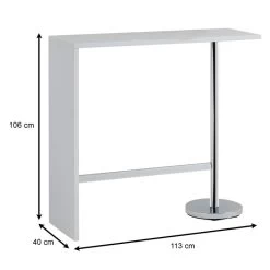 Bartisch RICARDO In Weiß 11 Bartisch RICARDO In Weiß -Möbel Verkauf 13198 5