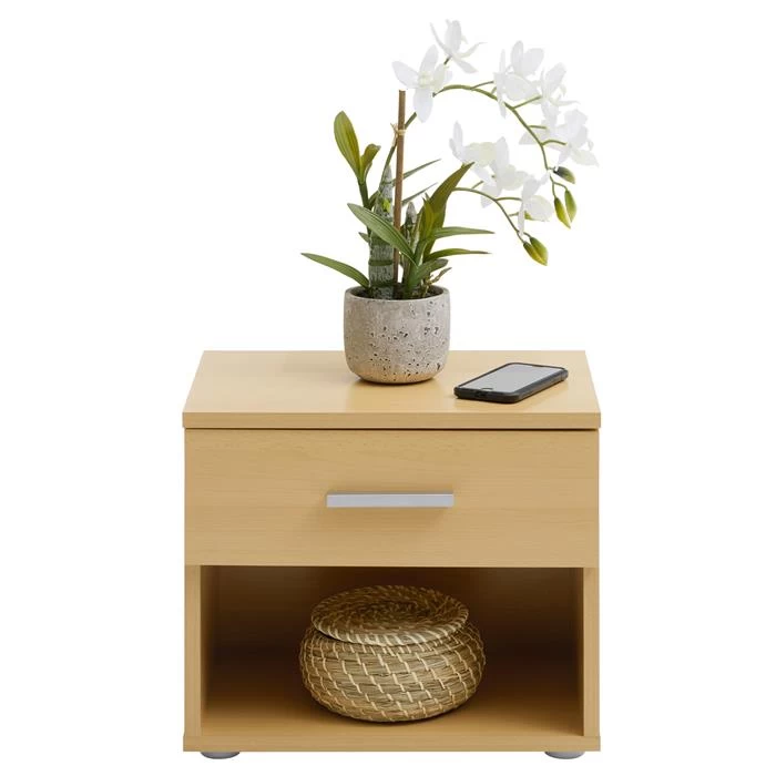 Nachttisch MARY Buchefarben Mit Schublade 3 Nachttisch MARY Buchefarben Mit Schublade – Bild 3