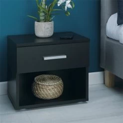 Nachttisch MARY Im 2er Set In Schwarz 6 Nachttisch MARY Im 2er Set In Schwarz -Möbel Verkauf 13607 1 N1 1