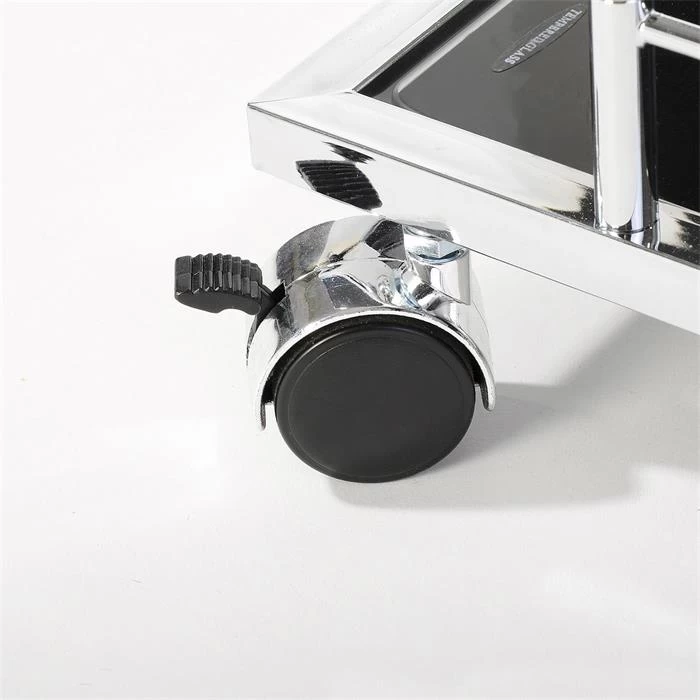 Servierwagen EVO In Schwarz Und Chrom 4 Servierwagen EVO In Schwarz Und Chrom – Bild 4