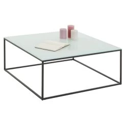 Couchtisch REFLECT Quadratisch In Schwarz/weiß