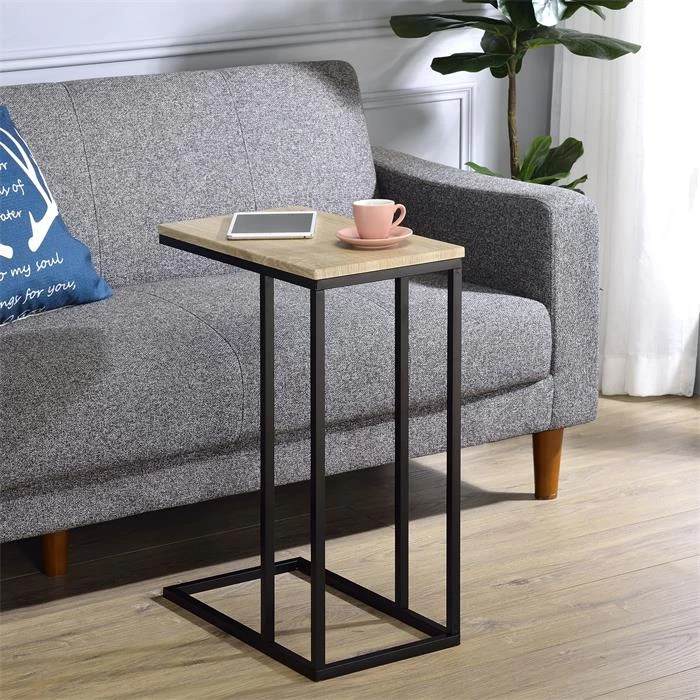 Beistelltisch DEBORA Rechteckig In Sonoma Eiche/schwarz 2 Beistelltisch DEBORA Rechteckig In Sonoma Eiche/schwarz – Bild 2