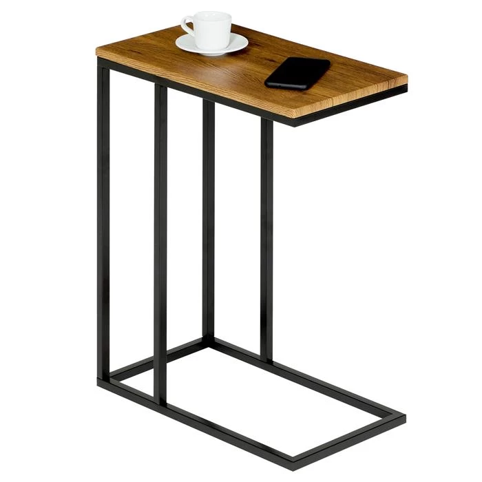 Beistelltisch DEBORA Rechteckig In Wildeiche Dunkel 1 Beistelltisch DEBORA Rechteckig In Wildeiche Dunkel