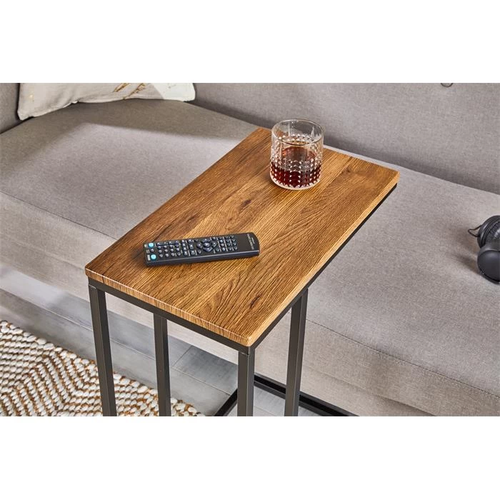 Beistelltisch DEBORA Rechteckig In Wildeiche Dunkel 3 Beistelltisch DEBORA Rechteckig In Wildeiche Dunkel – Bild 3