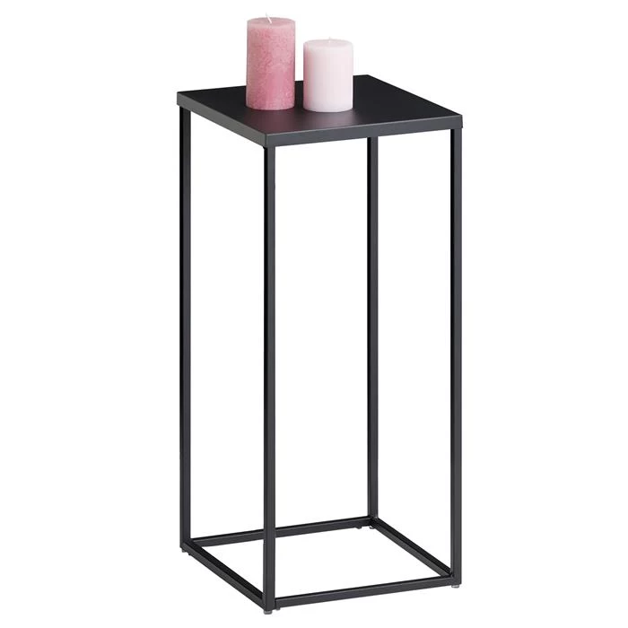 Blumenständer FLORA Aus Metall Tischplatte In Schwarz 1 Blumenständer FLORA Aus Metall Tischplatte In Schwarz