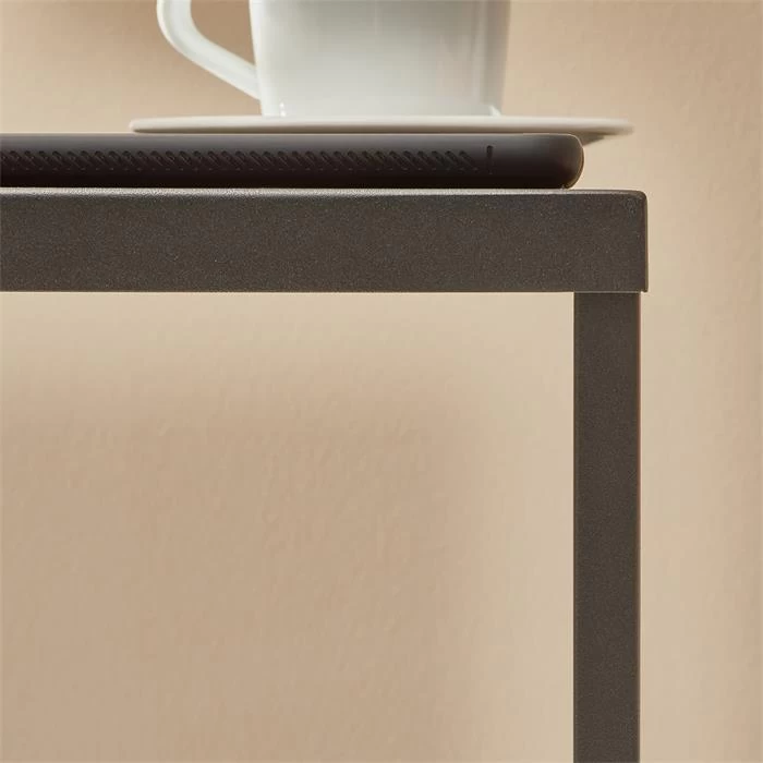 Blumenständer FLORA Aus Metall Tischplatte In Schwarz 6 Blumenständer FLORA Aus Metall Tischplatte In Schwarz – Bild 6