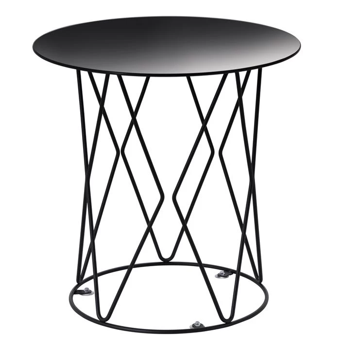 Beistelltisch MADESIS Rund, In Schwarz 1 Beistelltisch MADESIS Rund, In Schwarz