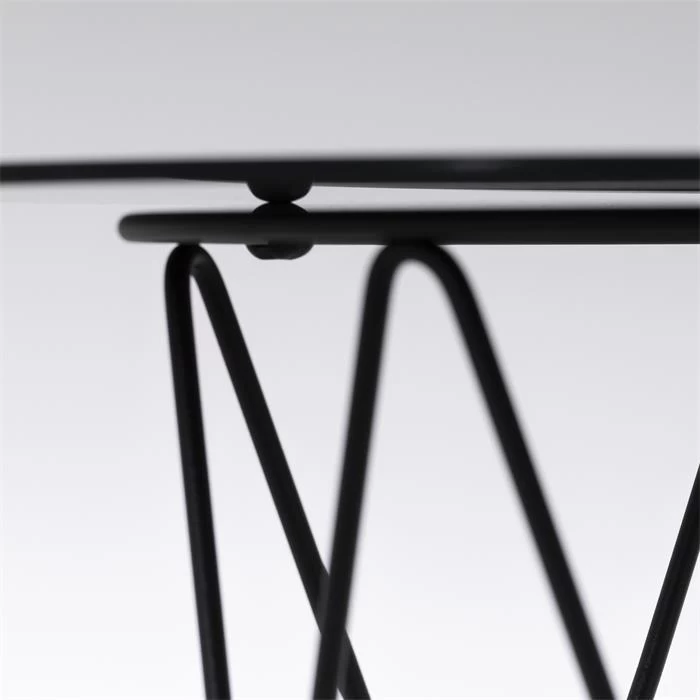 Beistelltisch MADESIS Rund, In Schwarz 4 Beistelltisch MADESIS Rund, In Schwarz – Bild 4