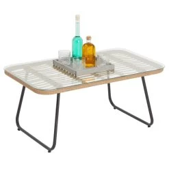 Beistelltisch BOREAL Mit Polyrattan