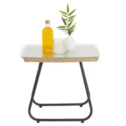 Beistelltisch COSTA Mit Polyrattan Rund -Möbel Verkauf 13946 3