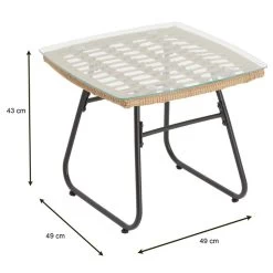 Beistelltisch COSTA Mit Polyrattan Rund -Möbel Verkauf 13946 5