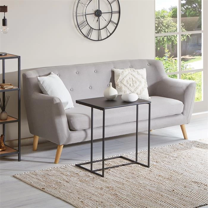 Beistelltisch VITORIO Rechteckig In Schwarz 6 Beistelltisch VITORIO Rechteckig In Schwarz – Bild 6