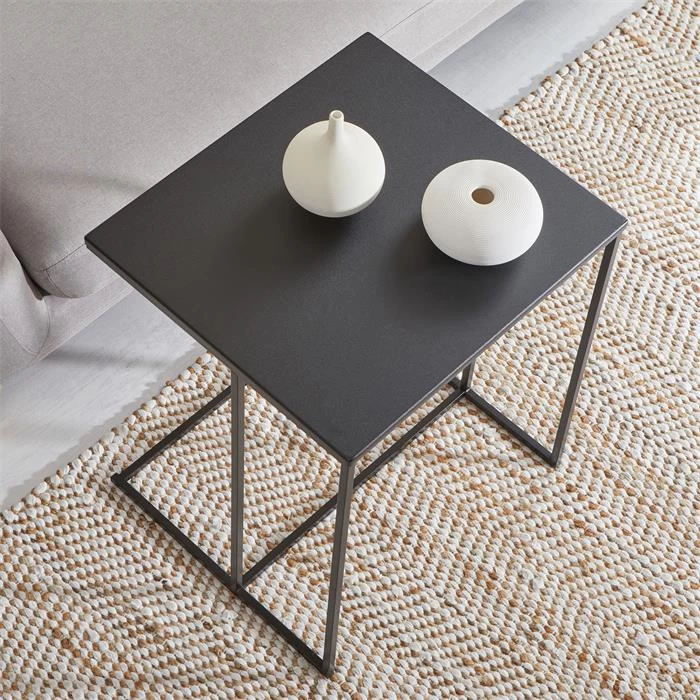 Beistelltisch VITORIO Rechteckig In Schwarz 3 Beistelltisch VITORIO Rechteckig In Schwarz – Bild 3