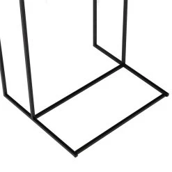 Beistelltisch VITORIO Rechteckig In Sonoma Eiche/schwarz -Möbel Verkauf 13957 3