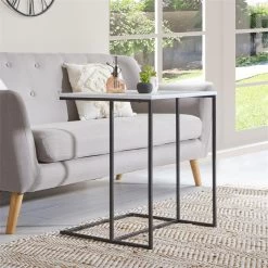 Beistelltisch VITORIO Rechteckig In Weiß/schwarz 9 Beistelltisch VITORIO Rechteckig In Weiß/schwarz -Möbel Verkauf 13958 AC2