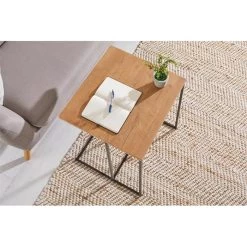 Beistelltisch VITORIO Rechteckig In Wildeiche/schwarz 8 Beistelltisch VITORIO Rechteckig In Wildeiche/schwarz -Möbel Verkauf 13959 A3