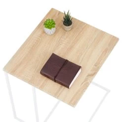 Beistelltisch VITORIO Rechteckig In Sonoma Eiche/weiß -Möbel Verkauf 13960 2