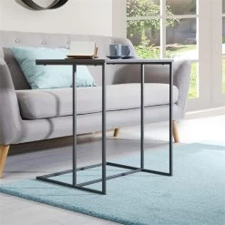 Beistelltisch VITORIO Rechteckig In Grau -Möbel Verkauf 13961 AC2