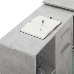 Eckschreibtisch DIEGO Mit Regal In Betonoptik 8 Eckschreibtisch DIEGO Mit Regal In Betonoptik -Möbel Verkauf 14705 2 N2 1