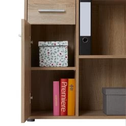 Eckschreibtisch ISOTTA Mit Regal In Sonoma Eiche -Möbel Verkauf 14711 5 N