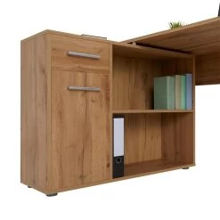 Eckschreibtisch ISOTTA Mit Regal In Wildeiche 10 Eckschreibtisch ISOTTA Mit Regal In Wildeiche -Möbel Verkauf 14728 4 N