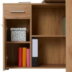 Eckschreibtisch ISOTTA Mit Regal In Wildeiche 11 Eckschreibtisch ISOTTA Mit Regal In Wildeiche -Möbel Verkauf 14728 5 N