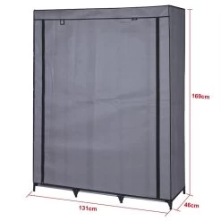 Stoffkleiderschrank STEVEN, 1 Kleiderstange, 9 Regale 8 Stoffkleiderschrank STEVEN, 1 Kleiderstange, 9 Regale -Möbel Verkauf 16130 2