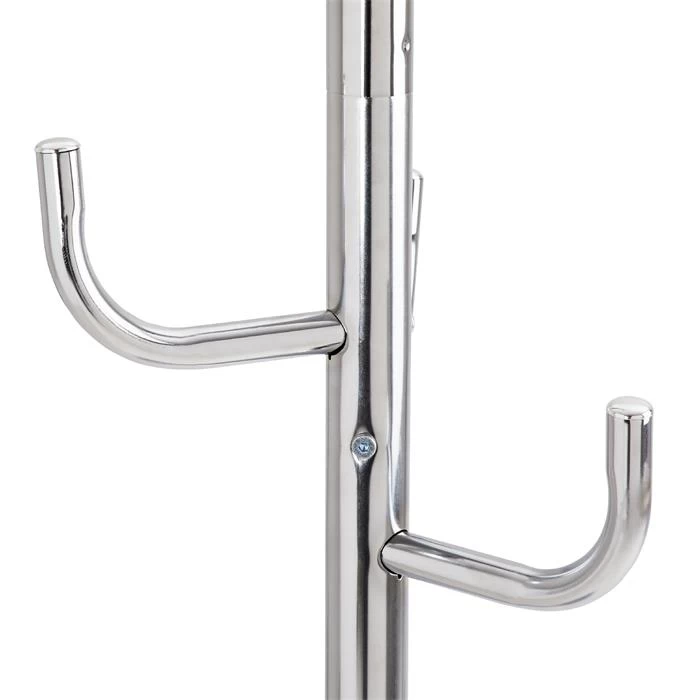 Kleiderständer MILA Mit 8 Kleiderhaken In Chrom 4 Kleiderständer MILA Mit 8 Kleiderhaken In Chrom – Bild 4