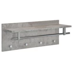 Wandgarderobe ULF In Betonoptik / Chrom -Möbel Verkauf 18283 2